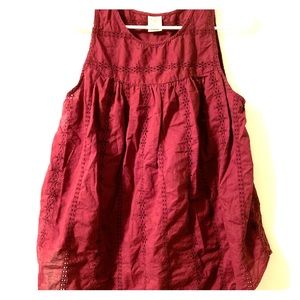 Peasant style tank top